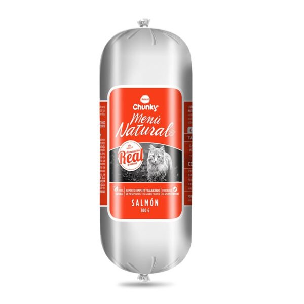 Chunky Gato Menú Natural Salmón 200 gr