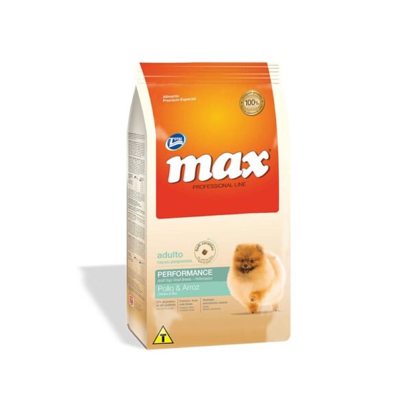 Max Professional Line Performance Perro Adulto Raza Pequeña Sabor Pollo y Arroz