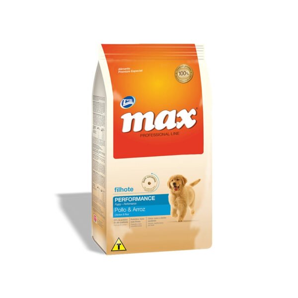 Max Professional Line Performance Cachorro Sabor Pollo y Arroz 20 kg