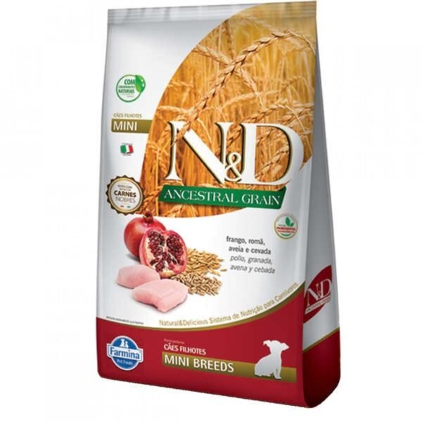 N&D Ancestral Cachorro Raza Pequeña y Mini Sabor Pollo 2.5 kg