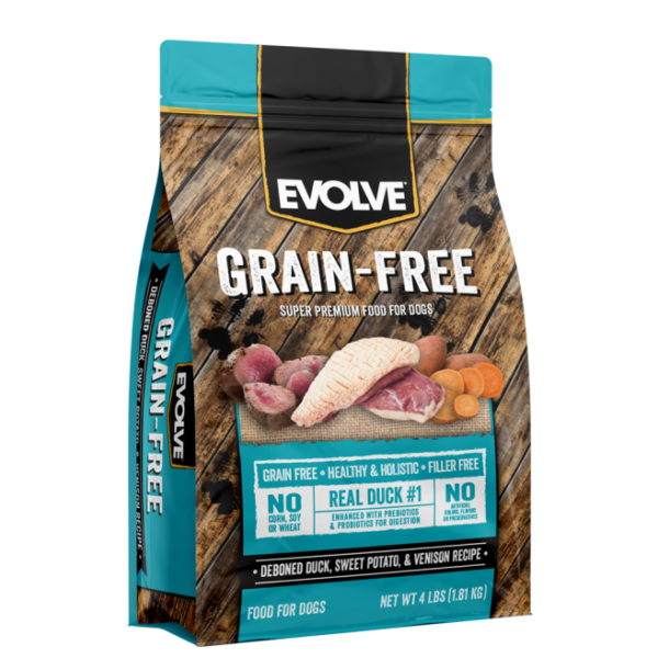 Evolve Perros Grain-Free Sabor Pato 4.9 kg