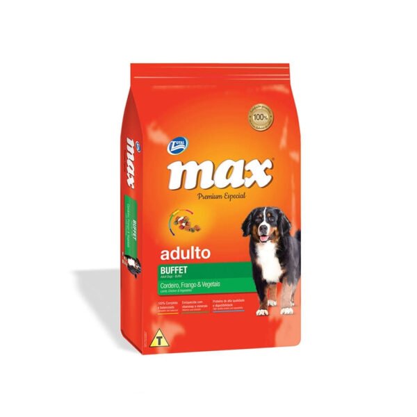 Max Premium Especial Perro Adulto Raza Grande Buffet Pollo y Vegetales 22 kg