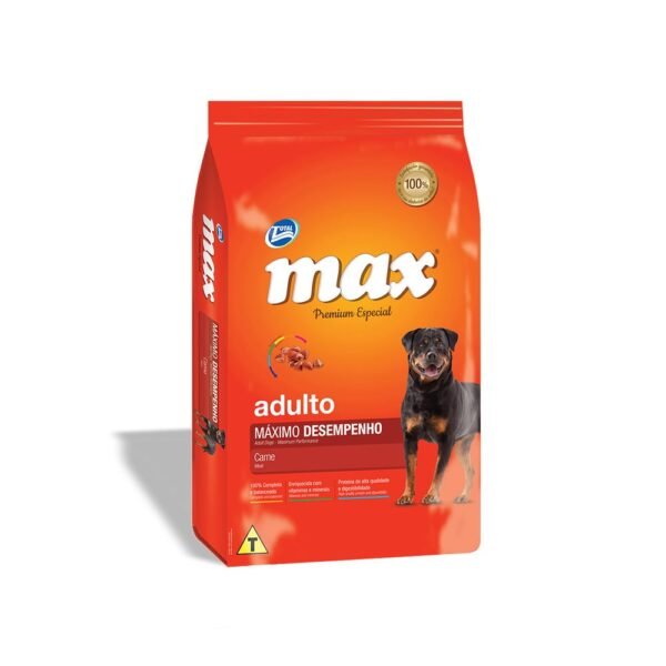Max Premium Especial Perro Adulto Máximo Rendimiento Sabor Carne 15 kg