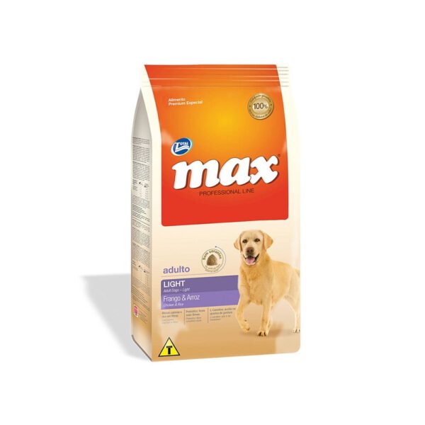 Max Professional Line Light Perro Adulto Sabor Pollo y Arroz 15 kg