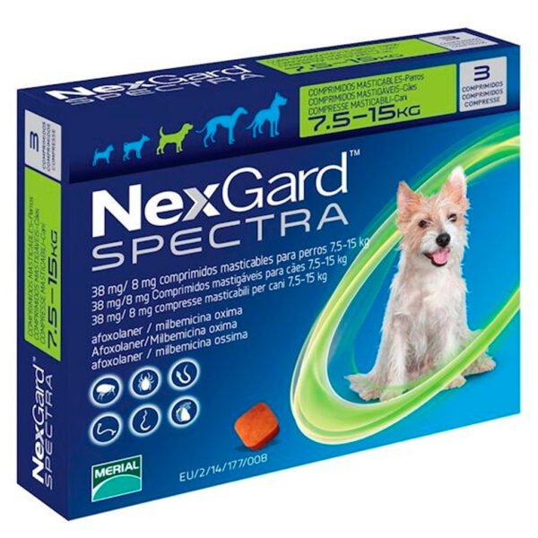 Nexgard Spectra Para Perros 7.5-15 Kg