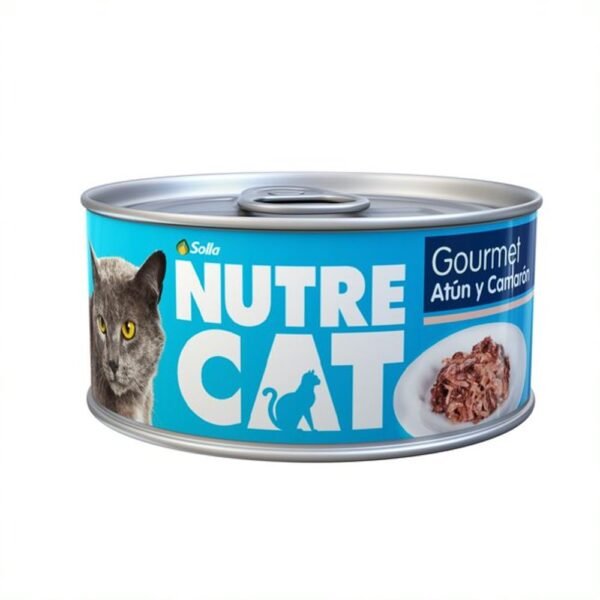 Nutrecat Gourmet Lata Sabor Atún y Camarón 85 gr
