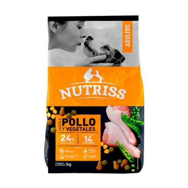 Nutriss Perro Adulto Sabor Pollo y Vegetales 30 kg