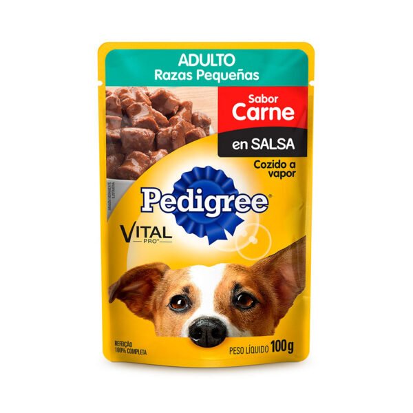 Pedigree Pouch Adulto Raza Pequeña Carne 100 gr