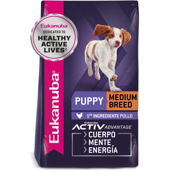 Eukanuba Cachorro Raza Mediana Sabor Pollo 13.6 kg