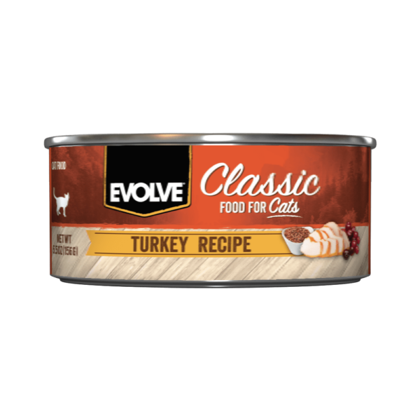 Evolve Lata Gato Sabor Pavo 156 gr