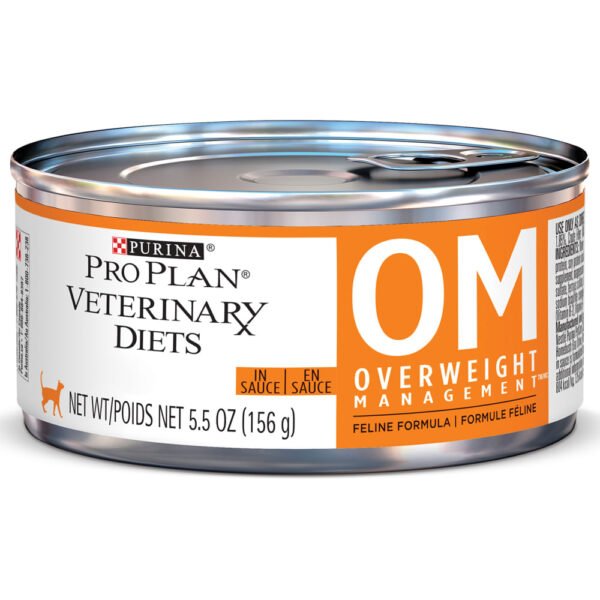 Pro Plan Veterinary Diets Gato OM Manejo De Sobrepeso Lata 156 gr