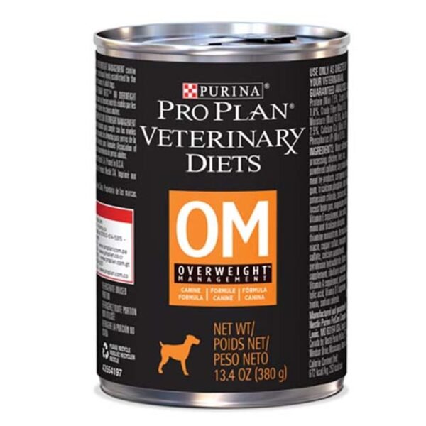 Pro Plan Veterinary Diets Perro OM Manejo De Sobrepeso Lata 380 gr