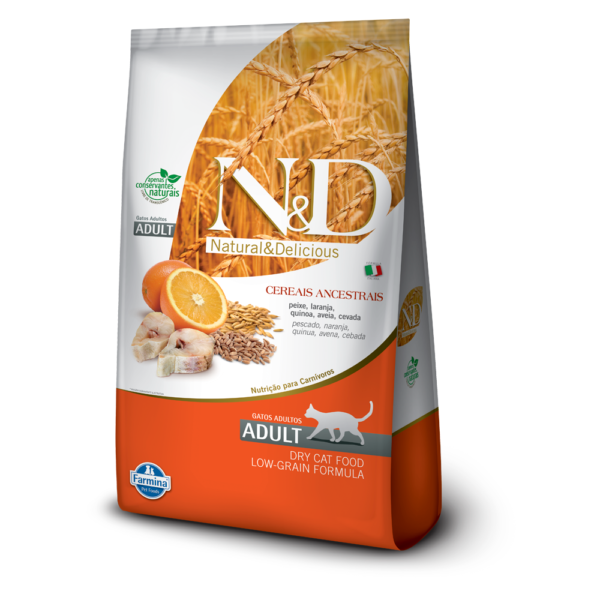 N&D Ancestral Gatos Sabor Pescado 1.5 Kg