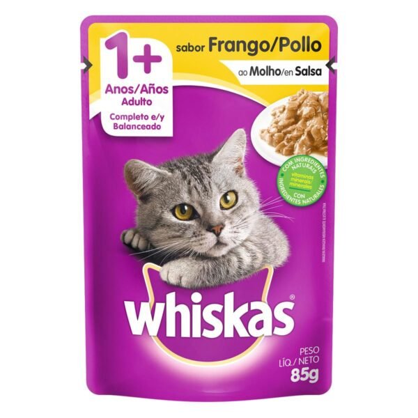 Whiskas Pouch Gato Sabor Pollo 85 gr