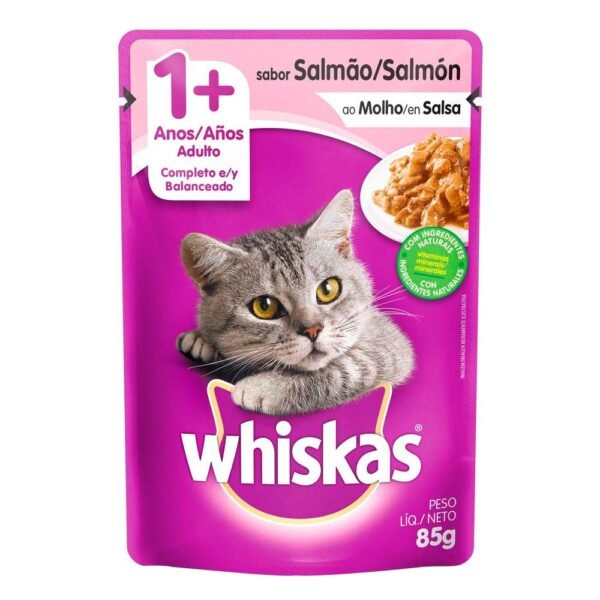 Whiskas Pouch Gato Sabor Salmón 85 gr