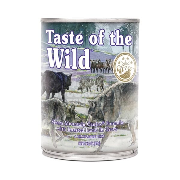 Taste Of The Wild Perros Lata Sierra Mountain Sabor Cordero 374 Gr