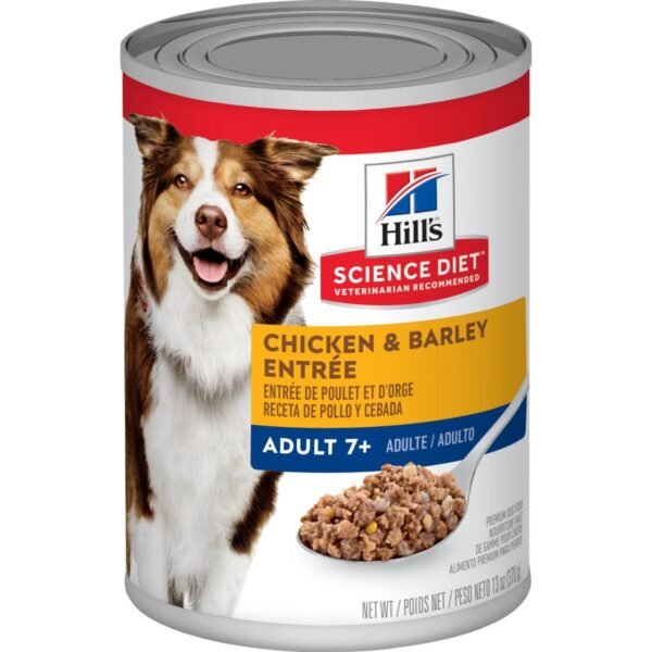 Hills Science Diet Adult 7+ Lata Chicken & Barley 13 oz