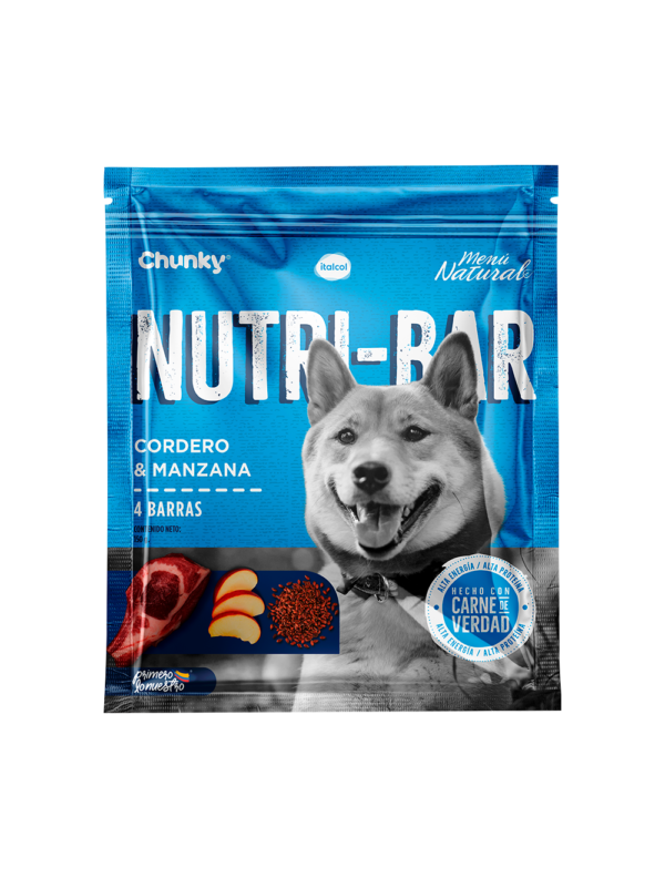 Chunky Perros Nutri-Bar Cordero y Manzana 150 gr