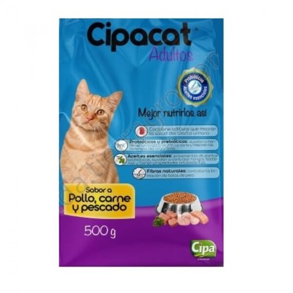 Cipacat Gato Sabor Pollo, Carne y Pescado 30 kg