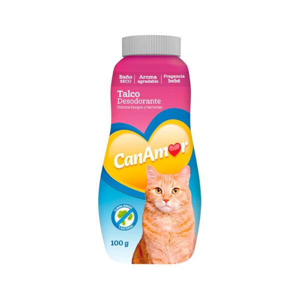 CanAmor Talco Desodorante Gato 100 gr