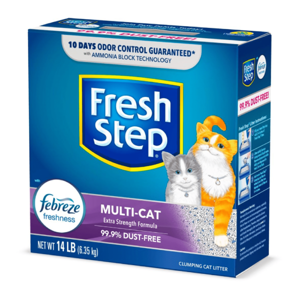 Fresh Step Arena Multi Cat con Febreze 25 lb