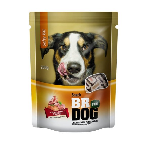 Br For Dog Softy XXL Pollo, Cordero y Salmón 200 Gr