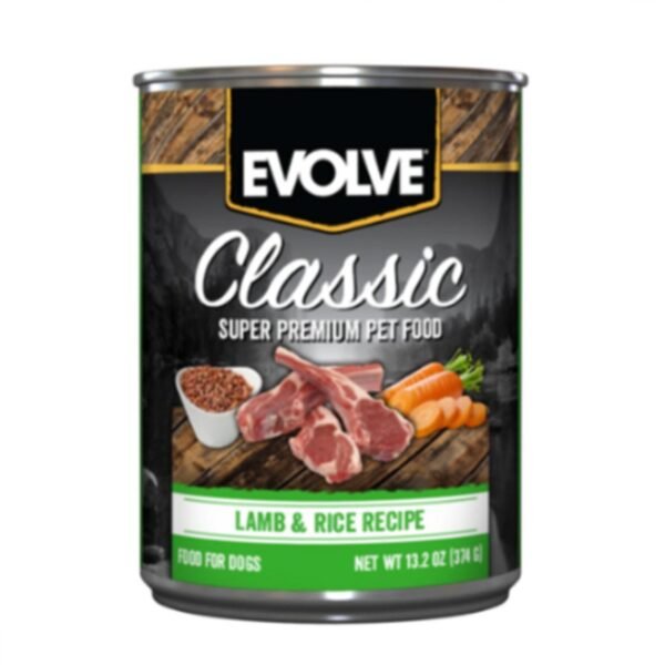 Evolve Lata Perro Sabor Cordero 374 gr