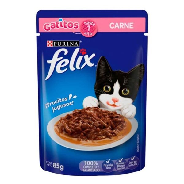 Felix Classic Gatitos Carne Sobre 85 gr