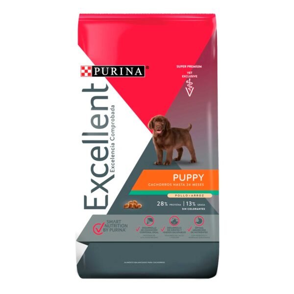 Excellent Cachorro Raza Mediana y Grande Pollo y Arroz 17 kg