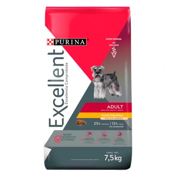Excellent Perro Adulto Raza Mini y Pequeña Pollo y Arroz 3 kg