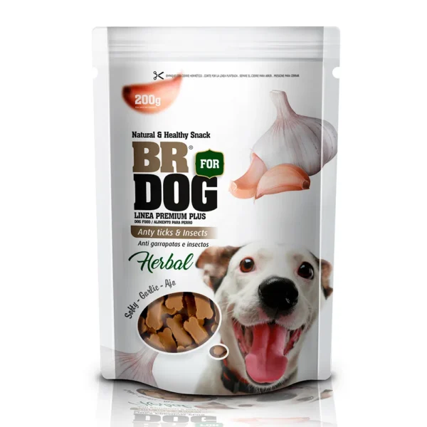 Br For Dog Softy Herbal Anti Garrapatas e Insectos - Ajo 200 Gr