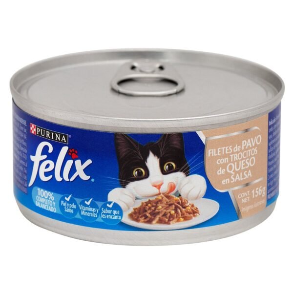 Felix Lata Filetes Pavo Con Trocitos De Queso En Salsa 156 Gr