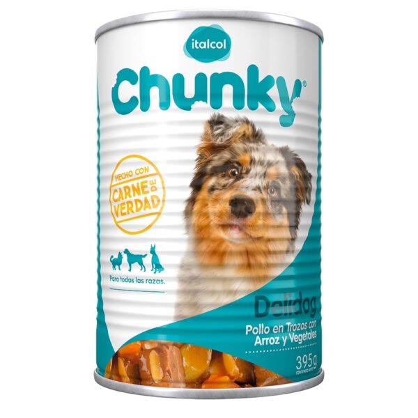 Chunky Delidog Lata Trozos De Pollo 395 gr