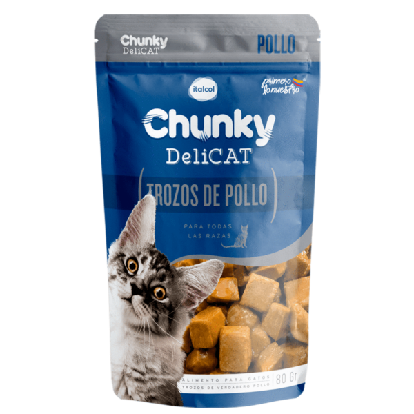Chunky Delicat Pouch Trozos de Pollo 80 gr