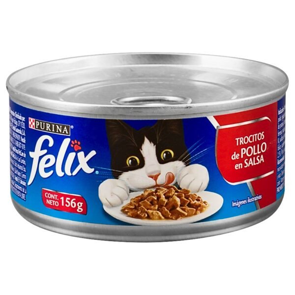 Felix Lata Trocitos De Pollo En Salsa 156 Gr.