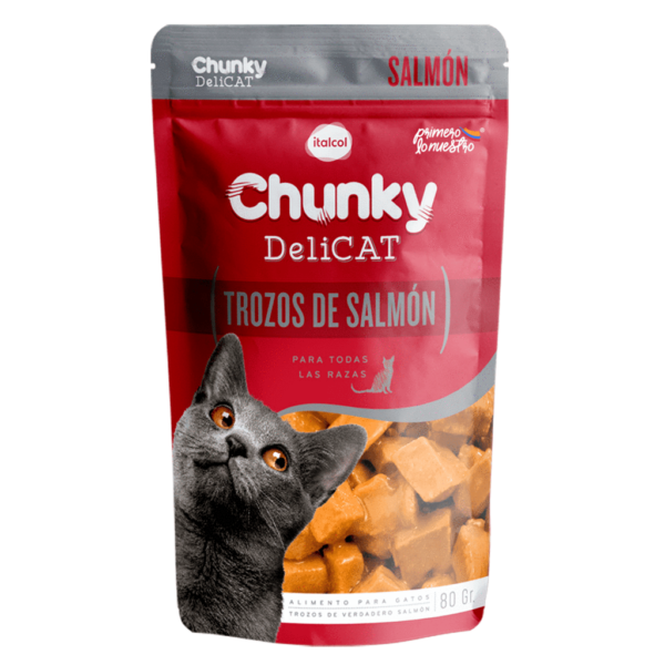 Chunky Delicat Pouch Trozos de Salmón 80 gr