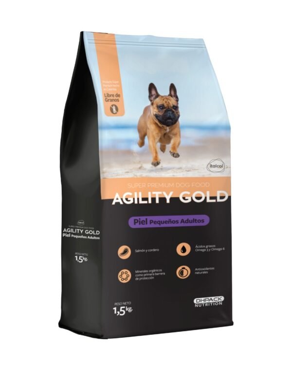 Agility Gold Piel Pequeños Adultos 8 kg