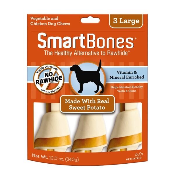 Smartbones Sweet Potato Large X 3 Unidades