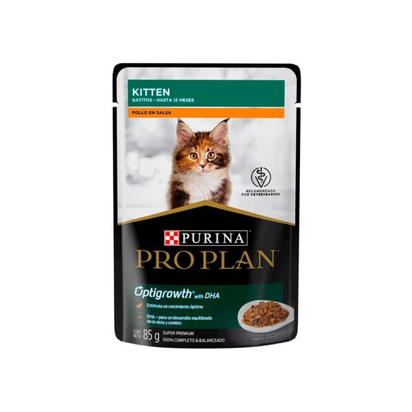 Pro Plan Pouch Gatito Pollo en Salsa 85 gr