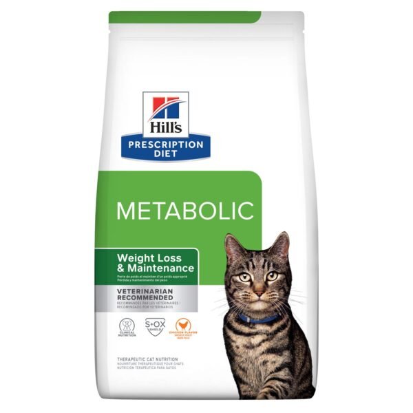 Hills Prescription Diet Gato Metabolic Weight Reduction Pollo 4 lb