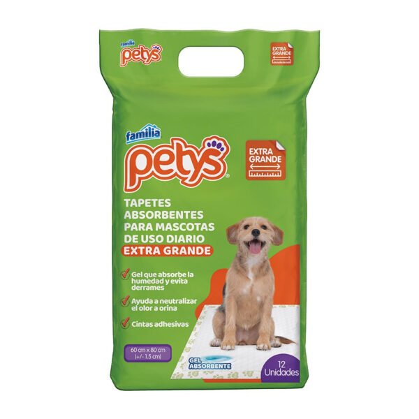 Petys Tapetes Absorbentes 12 Unidades