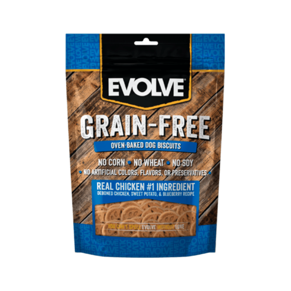 Evolve Perro Grain-Free Snack Sabor Pollo 340 gr