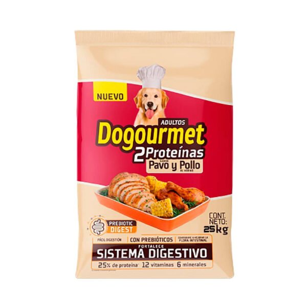 Dogourmet Adulto 2 Proteínas Pavo y Pollo 25 kg