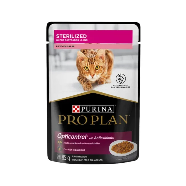 Pro Plan Pouch Gato Esterilizado en Salsa 85 gr