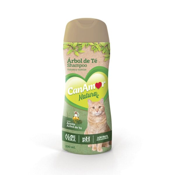 CanAmor Shampoo Árbol de Té Gato 230 mL