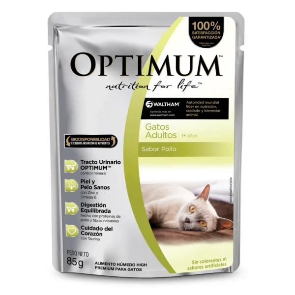 Optimum Gato Adulto Sobre Sabor Pollo 85 gr