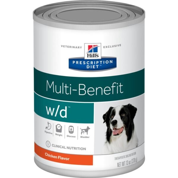 Hills Prescription Diet Perro Multi-Benefict w/d Lata Pollo 13 oz