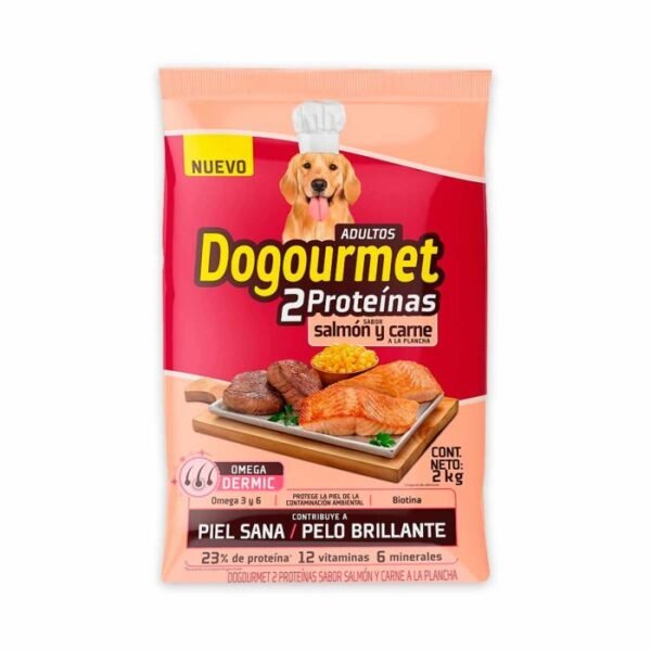 Dogourmet Adulto 2 Proteínas Salmón y Carne a la Plancha 25 kg