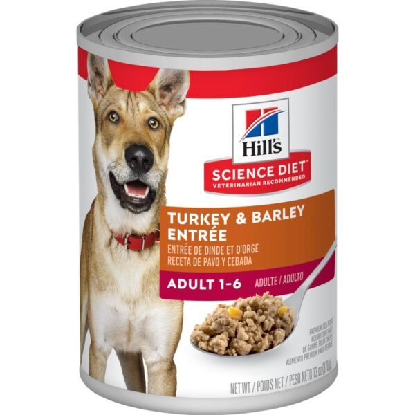 Hills Science Diet Perro Adulto Lata Pavo Y Cebada 370 Gr