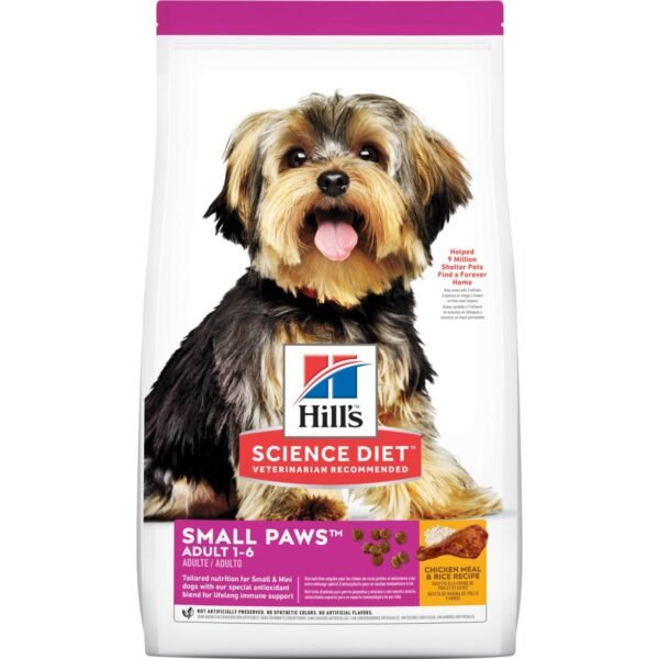 Hills Science Diet Perro Adulto Small Paws Sabor Pollo y Arroz 4.5 lb